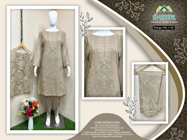 Al Meera 1156 Light Color Pakistani Readymade Suit Collection